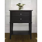 Ameriwood Home Franklin Comodino con 2 cassetti e ripiano inferiore