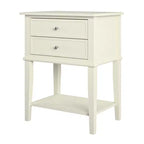 Ameriwood Home Franklin Comodino con 2 cassetti e ripiano inferiore