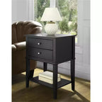 Ameriwood Home Franklin Comodino con 2 cassetti e ripiano inferiore
