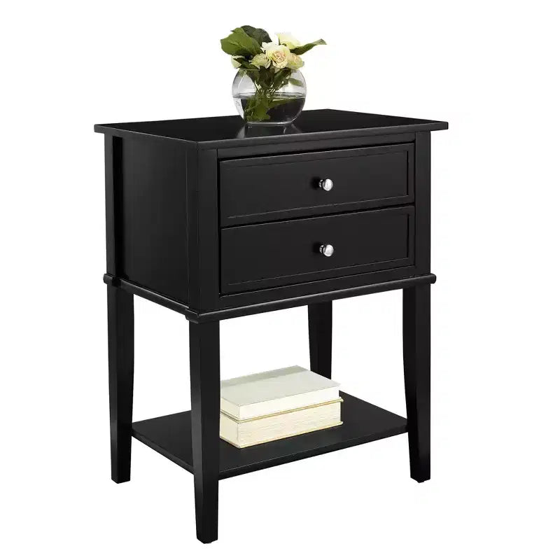 Ameriwood Home Franklin Comodino con 2 cassetti e ripiano inferiore