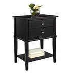 Ameriwood Home Franklin Comodino con 2 cassetti e ripiano inferiore