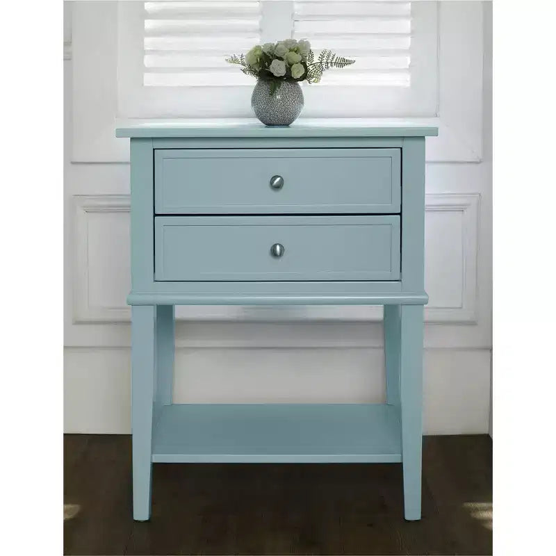 Ameriwood Home Franklin Comodino con 2 cassetti e ripiano inferiore