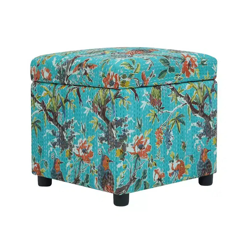 Jennifer Taylor Home Jacob 18 Poggiapiedi cubo contenitore