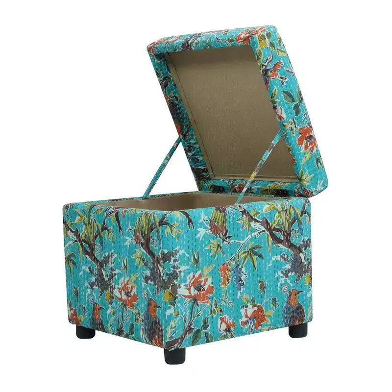 Jennifer Taylor Home Jacob 18 Poggiapiedi cubo contenitore