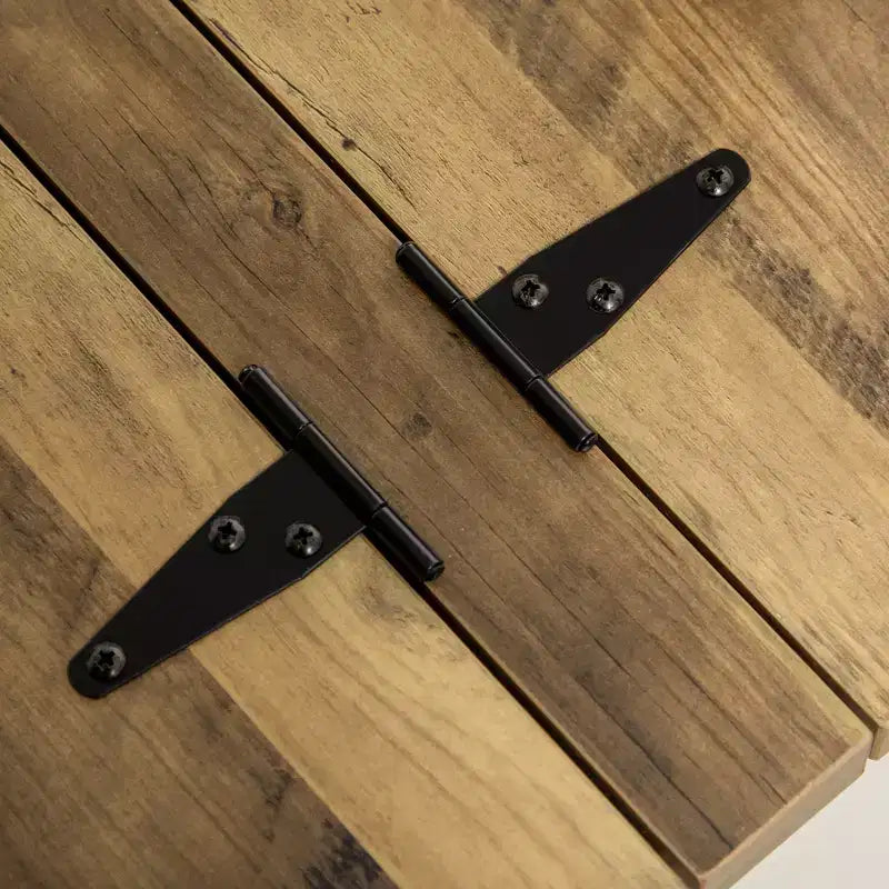 HOMCOM Tavolino da Salotto Coloniale con Contenitore, Tavolino Grande Quadrato per Soggiorno, Tavolino Basso in Legno con Coperchio a Scomparsa