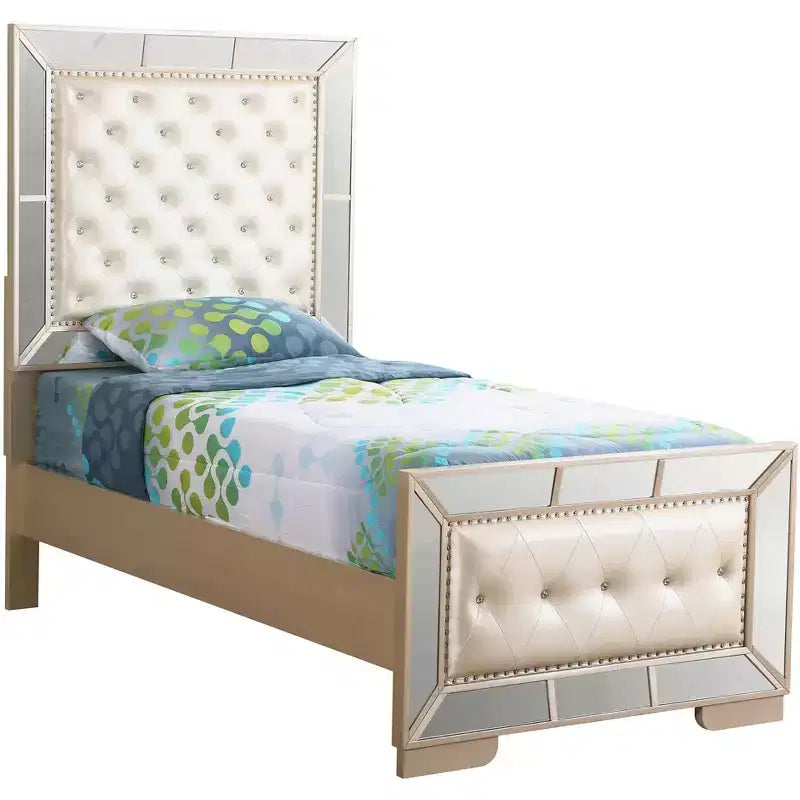 Letti a pannelli singoli Passion Furniture Hollywood Hills