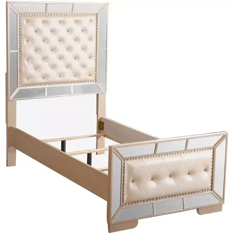 Letti a pannelli singoli Passion Furniture Hollywood Hills