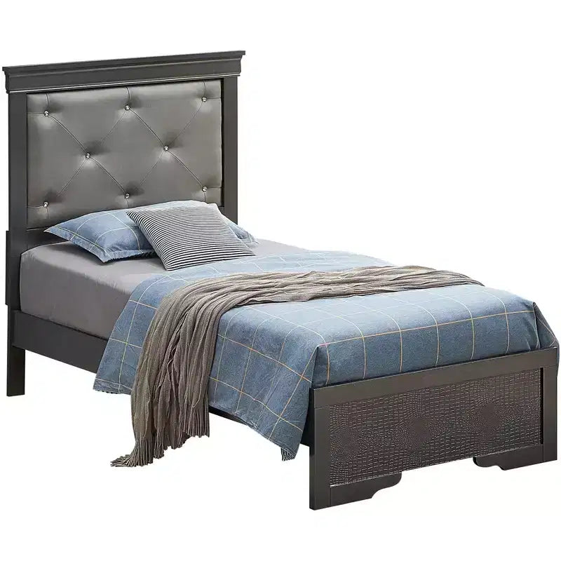 Passion Furniture Letti a pannello Lorana