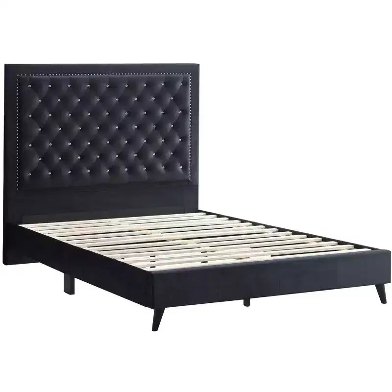 Passion Furniture Letto matrimoniale imbottito Alba