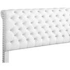 Letto a pannello matrimoniale imbottito trapuntato Passion Furniture Maxx