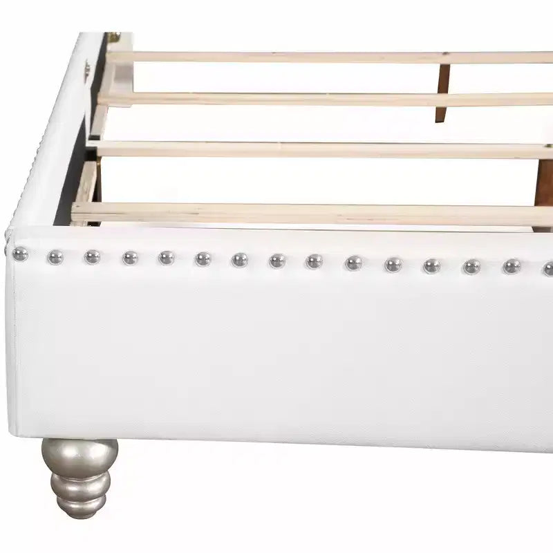 Letto a pannello matrimoniale imbottito trapuntato Passion Furniture Maxx