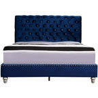Letto a pannello matrimoniale imbottito trapuntato Passion Furniture Maxx