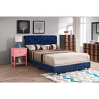 Letto a pannello matrimoniale imbottito trapuntato Passion Furniture Maxx