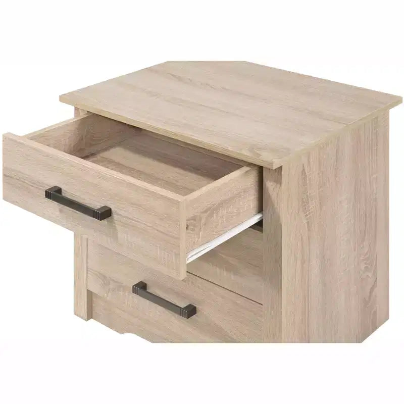 Comodino a 3 cassetti Hudson Passion Furniture (23 pollici A x 22 pollici L x 18 pollici P)