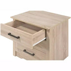 Comodino a 3 cassetti Hudson Passion Furniture (23 pollici A x 22 pollici L x 18 pollici P)