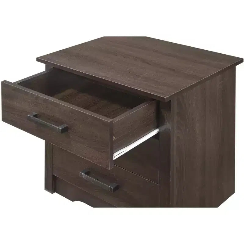 Comodino a 3 cassetti Hudson Passion Furniture (23 pollici A x 22 pollici L x 18 pollici P)