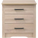 Passion Furniture Hudson 3-Drawer Nightstand (23 in. H x 22 in. W x 18 in. D)