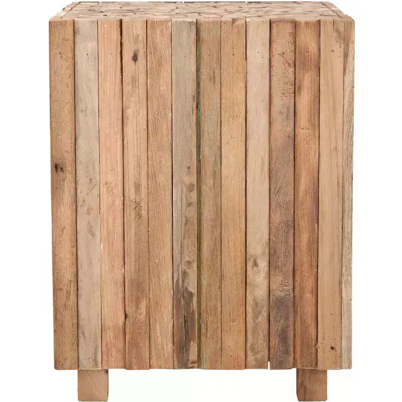 Richmond Square End Table - FOX1001A - Medium Oak - Safavieh Couture