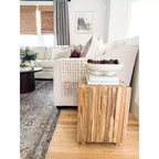 Tavolino Richmond Square End - FOX1001A - Rovere Medio - Safavieh Couture