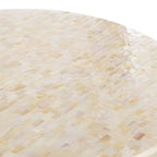 Tavolino rotondo Fae Mosaic - TRB1008A - Rosa Champagne/Oro - Safavieh