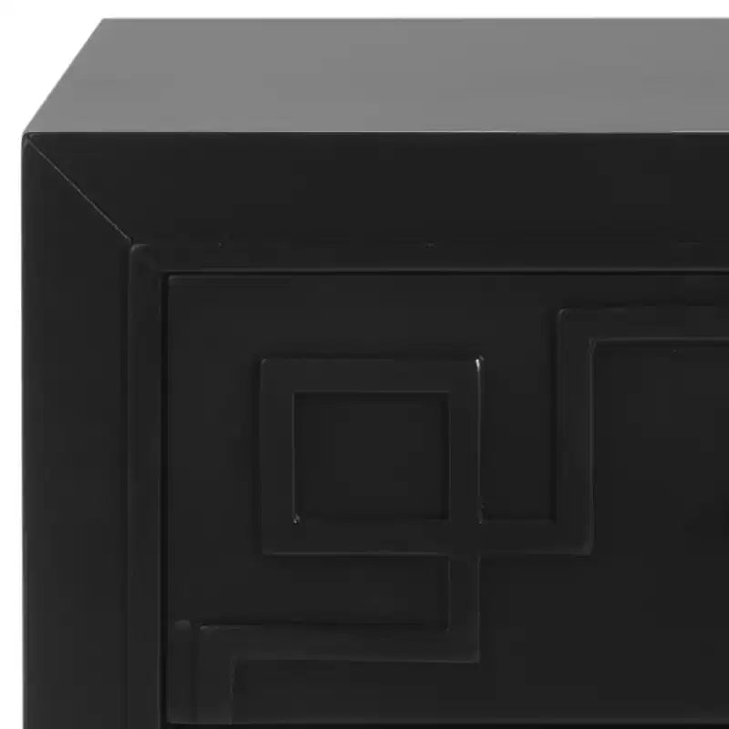 Comodino Raina con 3 cassetti e motivo a chiave greca - FOX6278 - Safavieh Couture