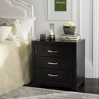 Comodino Raina con 3 cassetti e motivo a chiave greca - FOX6278 - Safavieh Couture