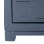Comodino Raina con 3 cassetti e motivo a chiave greca - FOX6278 - Safavieh Couture