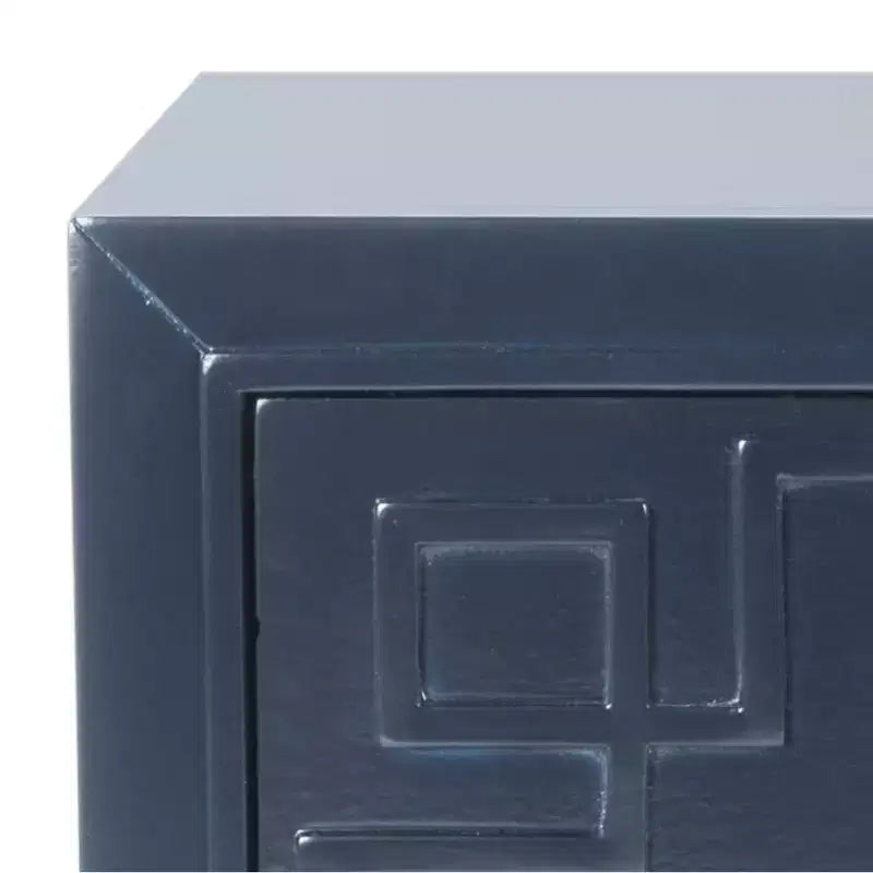 Comodino Raina con 3 cassetti e motivo a chiave greca - FOX6278 - Safavieh Couture