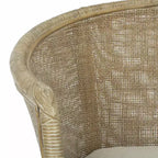 Poltrona Alexana in Rattan - ACH6502A - Bianco/Grigio sbiancato - Safavieh