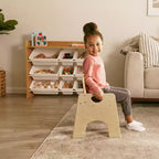 Sedia Impilabile in Legno per Bambini 25 cm Confezione da 2