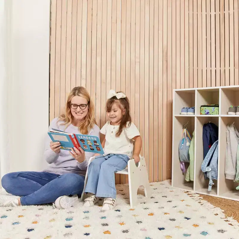 Sedia Impilabile in Legno per Bambini 25 cm Confezione da 2