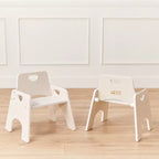 Sedia Impilabile in Legno per Bambini 25 cm Confezione da 2
