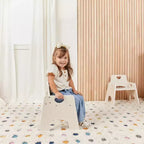 Sedia Impilabile in Legno per Bambini 25 cm Confezione da 2