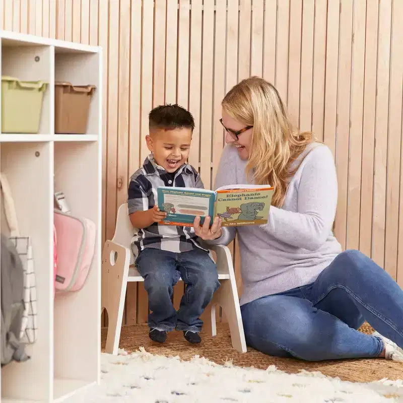 Sedia Impilabile in Legno per Bambini 25 cm Confezione da 2