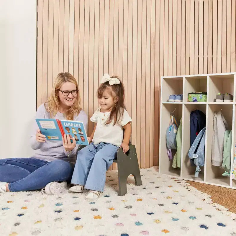 Sedia Impilabile in Legno per Bambini 25 cm Confezione da 2