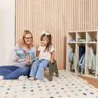 Sedia Impilabile in Legno per Bambini 25 cm Confezione da 2