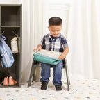 Sedia Impilabile in Legno per Bambini 25 cm Confezione da 2