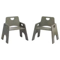 Stackable Wooden Toddler Chair 10in 2-Pack