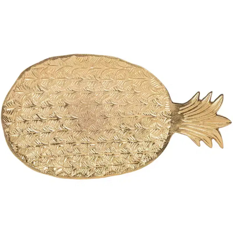 Tavolino rotondo Luana Pineapple Top - ACC4602A - Oro/Oro Antico - Safavieh