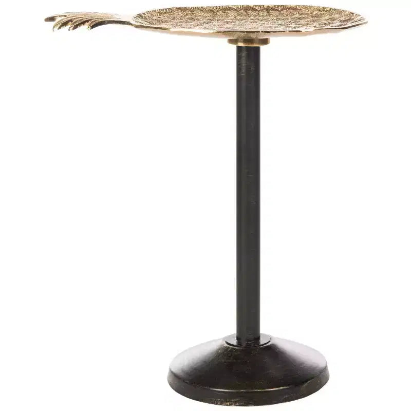Tavolino rotondo Luana Pineapple Top - ACC4602A - Oro/Oro Antico - Safavieh