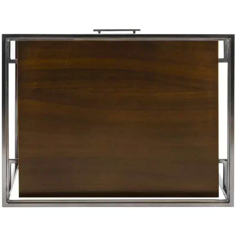 Comodino Caelan Glass - SFV6020 - Marrone scuro - Safavieh Couture