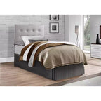 Passion Furniture Super Nova Testiera Imbottita con Pannello Capitonnè Singolo