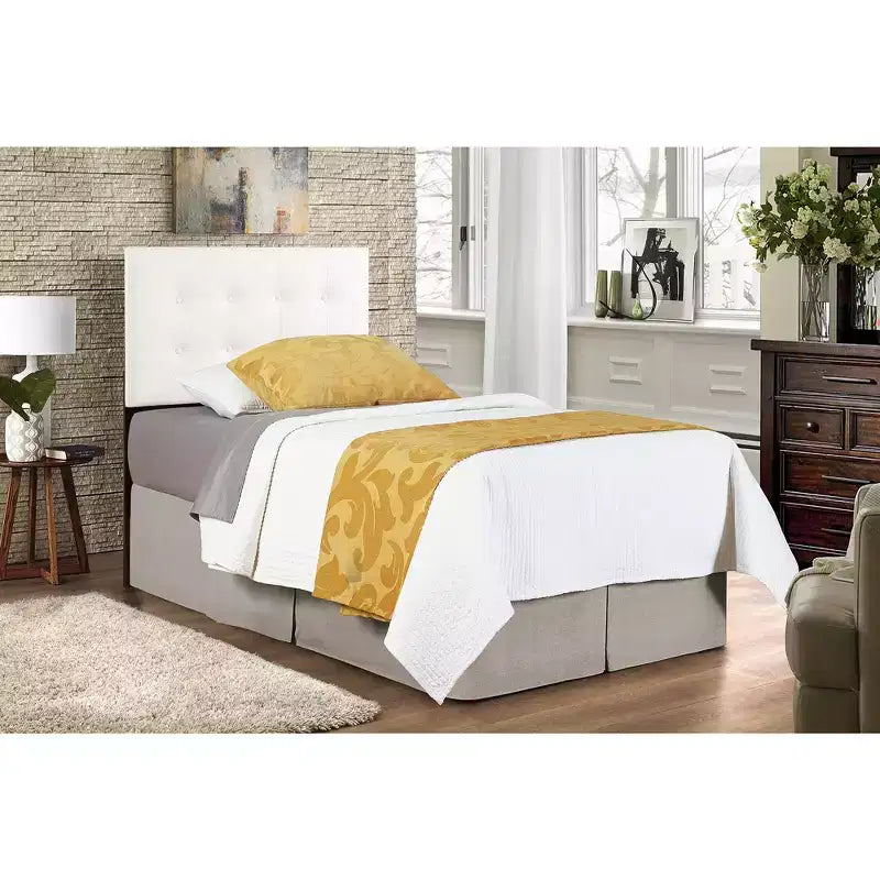 Passion Furniture Super Nova Testiera Imbottita con Pannello Capitonnè Singolo