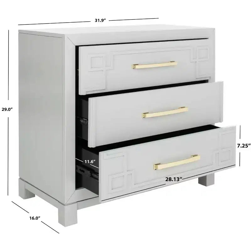 Cassettiera Raina a 3 cassetti - CHS6412 - Safavieh