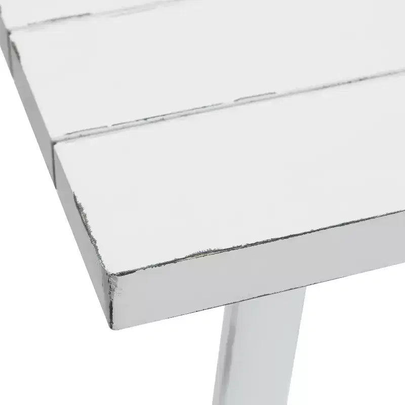 Consolle e tavolo da ingresso LuxenHome Farmhouse bianchi da 48 W
