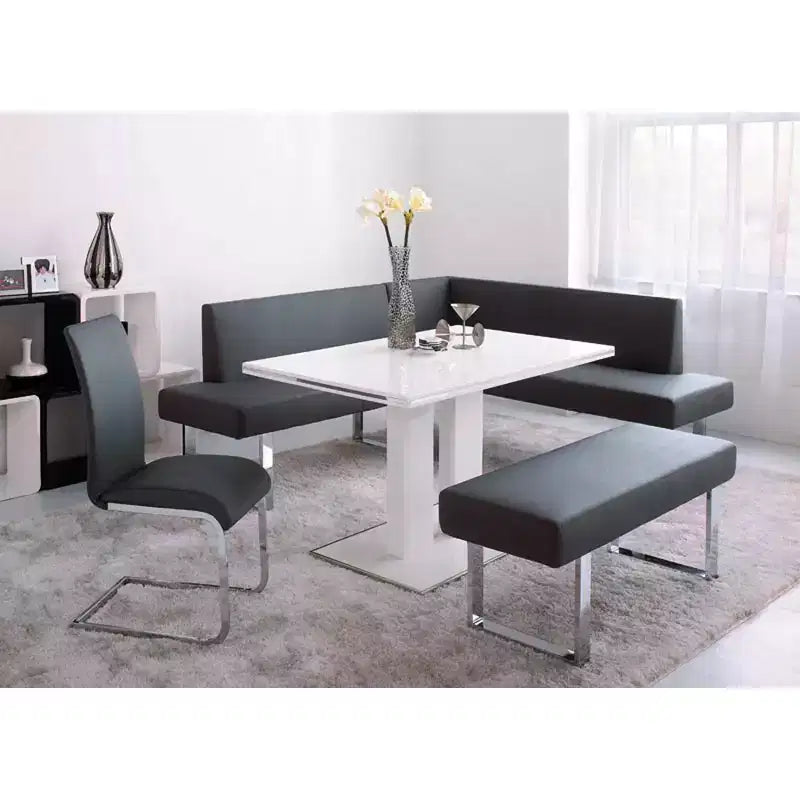 Amanda Faux Leather Bench - Armen Living