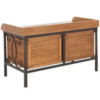 Panca Contenitore in Legno Noah - AMH6528 - Safavieh Couture