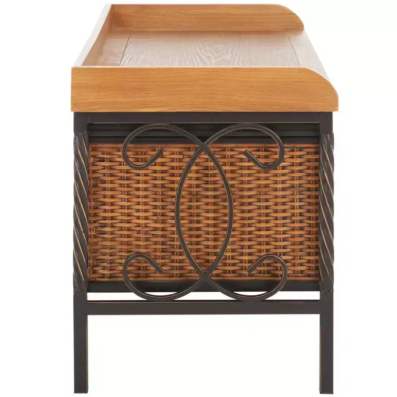Panca Contenitore in Legno Noah - AMH6528 - Safavieh Couture