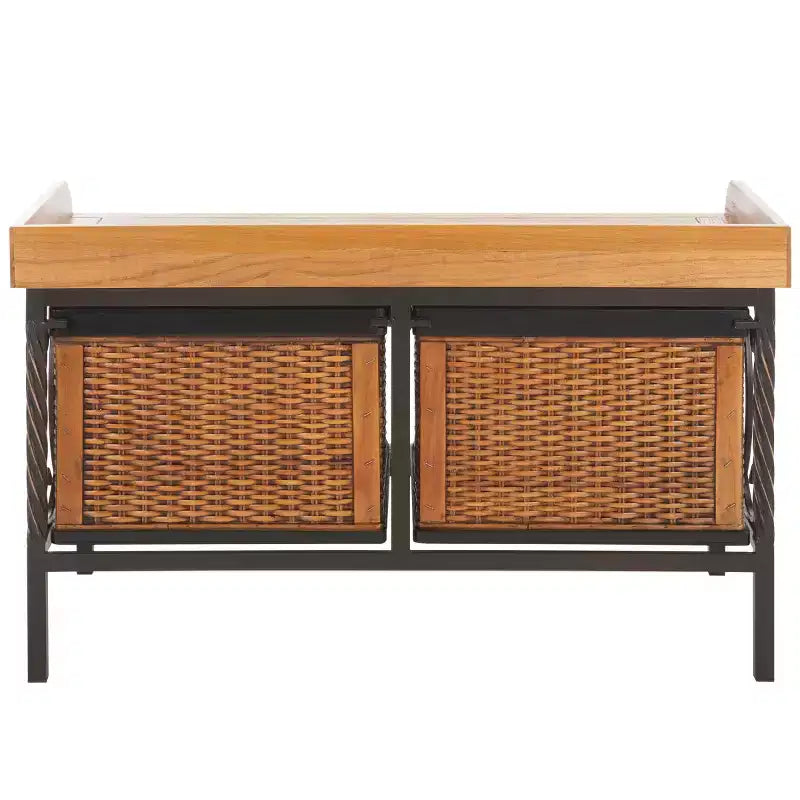 Panca Contenitore in Legno Noah - AMH6528 - Safavieh Couture