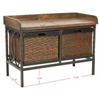 Panca Contenitore in Legno Noah - AMH6528 - Safavieh Couture
